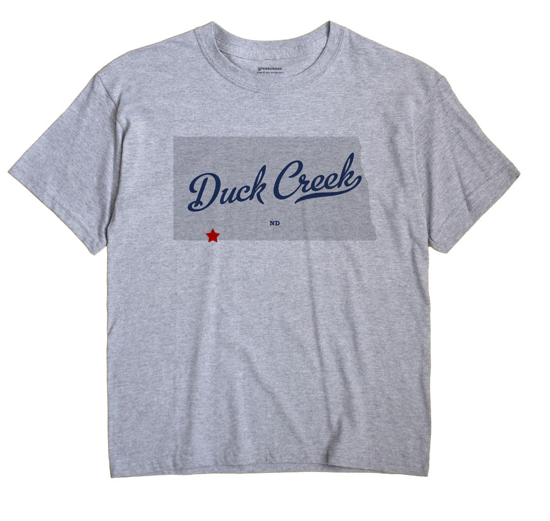 Duck Creek, North Dakota ND Souvenir Shirt