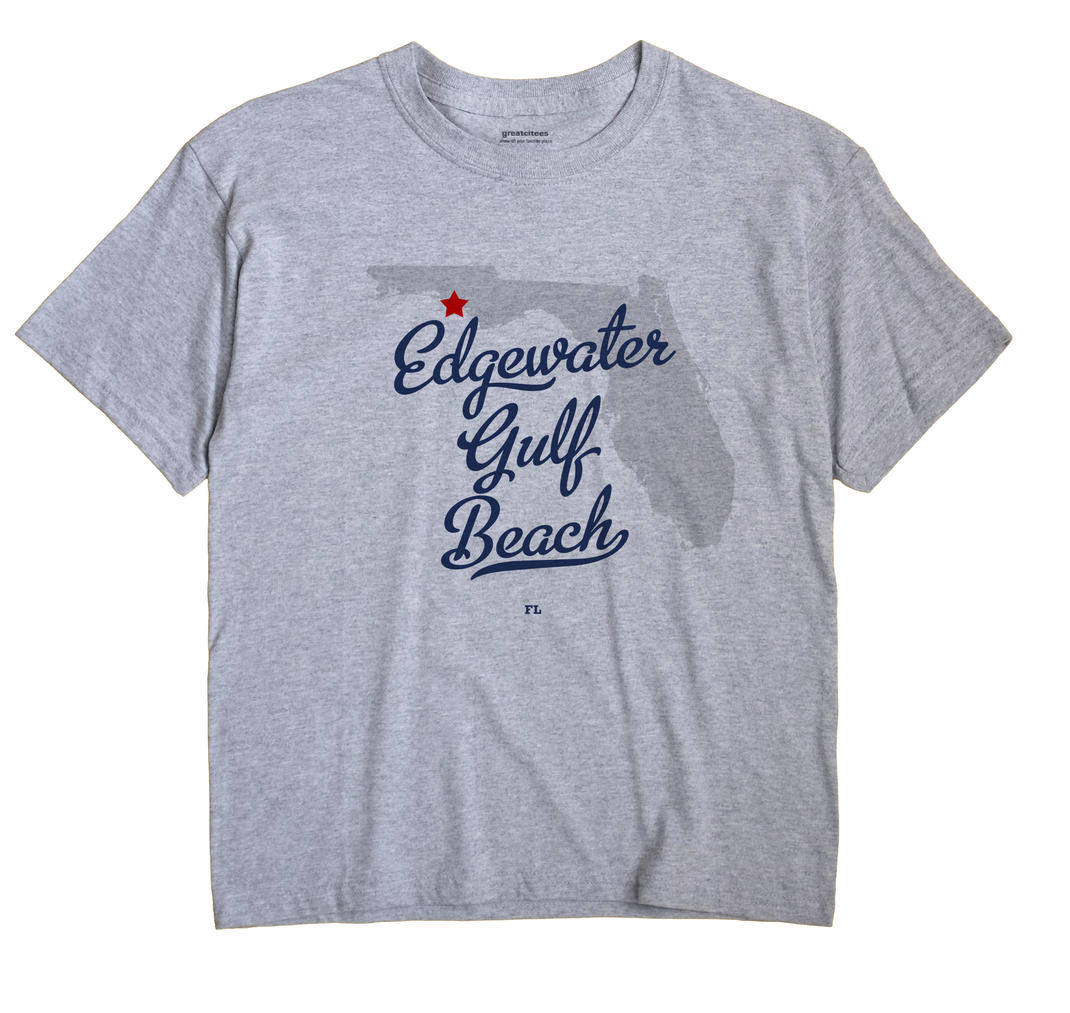 Edgewater Gulf Beach, Florida FL Souvenir Shirt