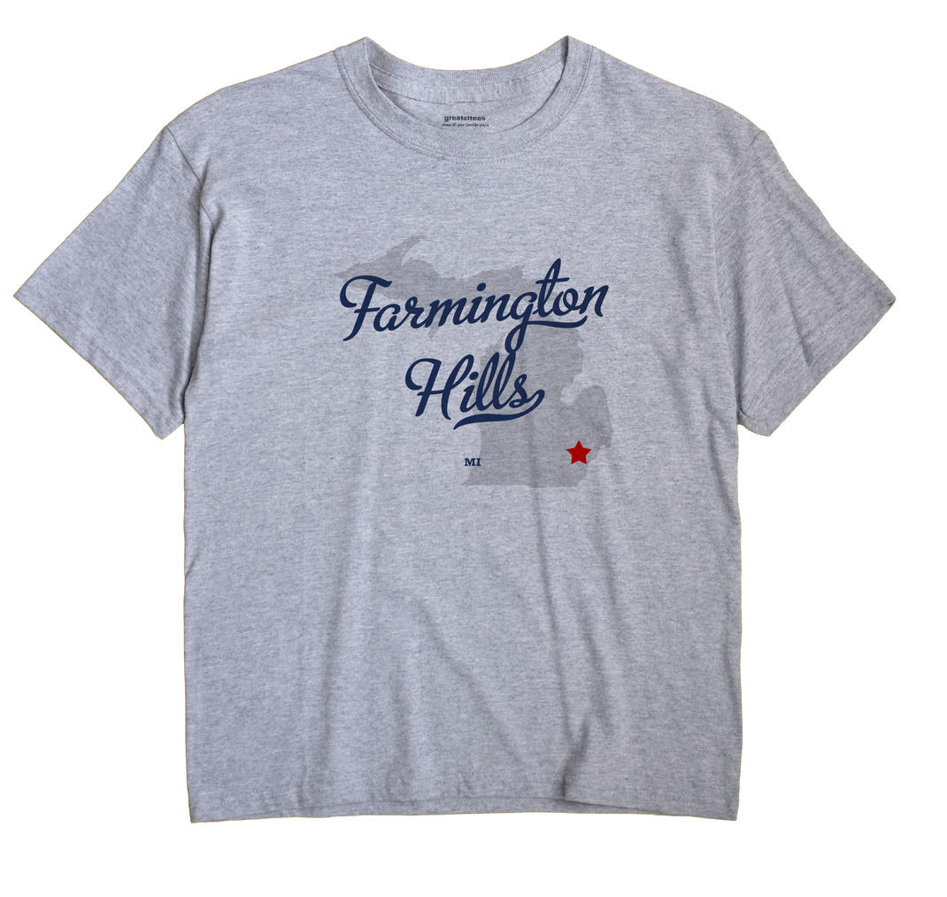 Farmington Hills, Michigan MI Souvenir Shirt