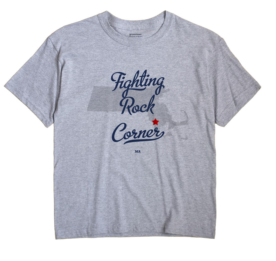 Fighting Rock Corner, Massachusetts MA Souvenir Shirt