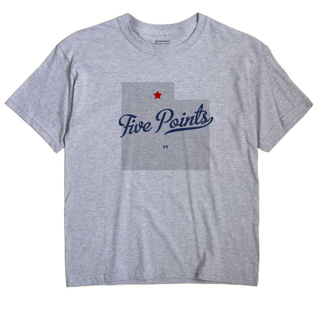 Five Points, Utah UT Souvenir Shirt