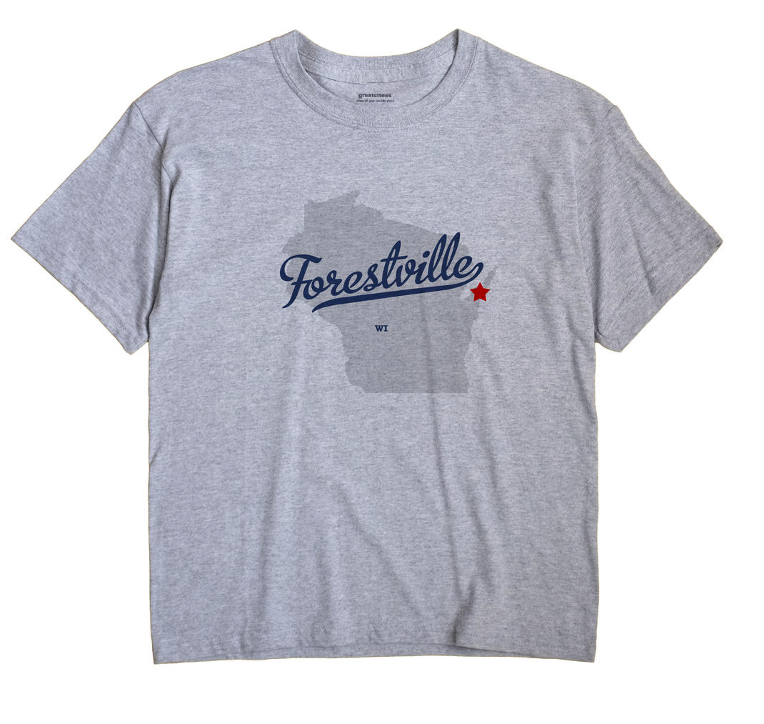 Forestville, Wisconsin WI Souvenir Shirt