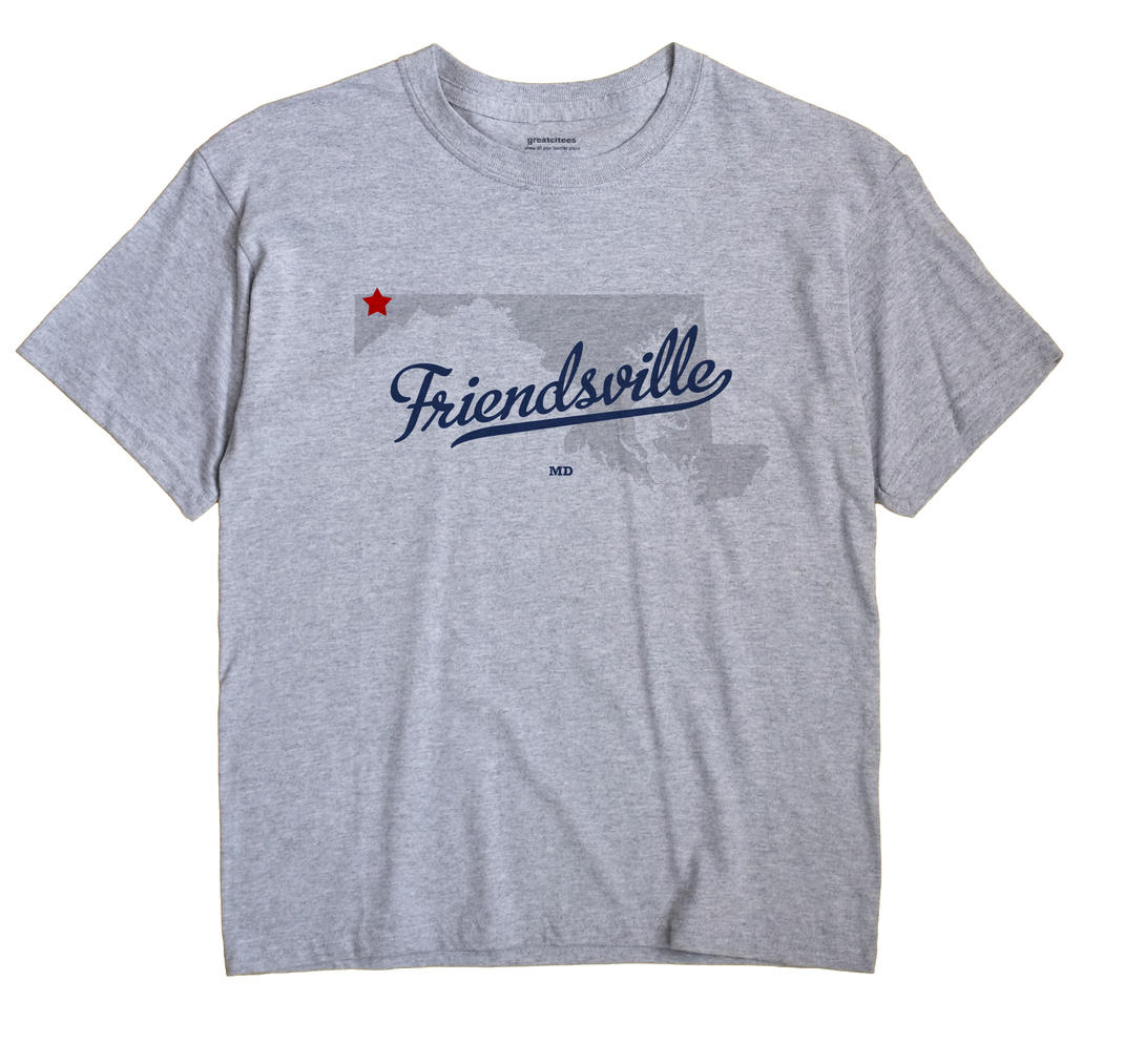 Friendsville, Maryland MD Souvenir Shirt