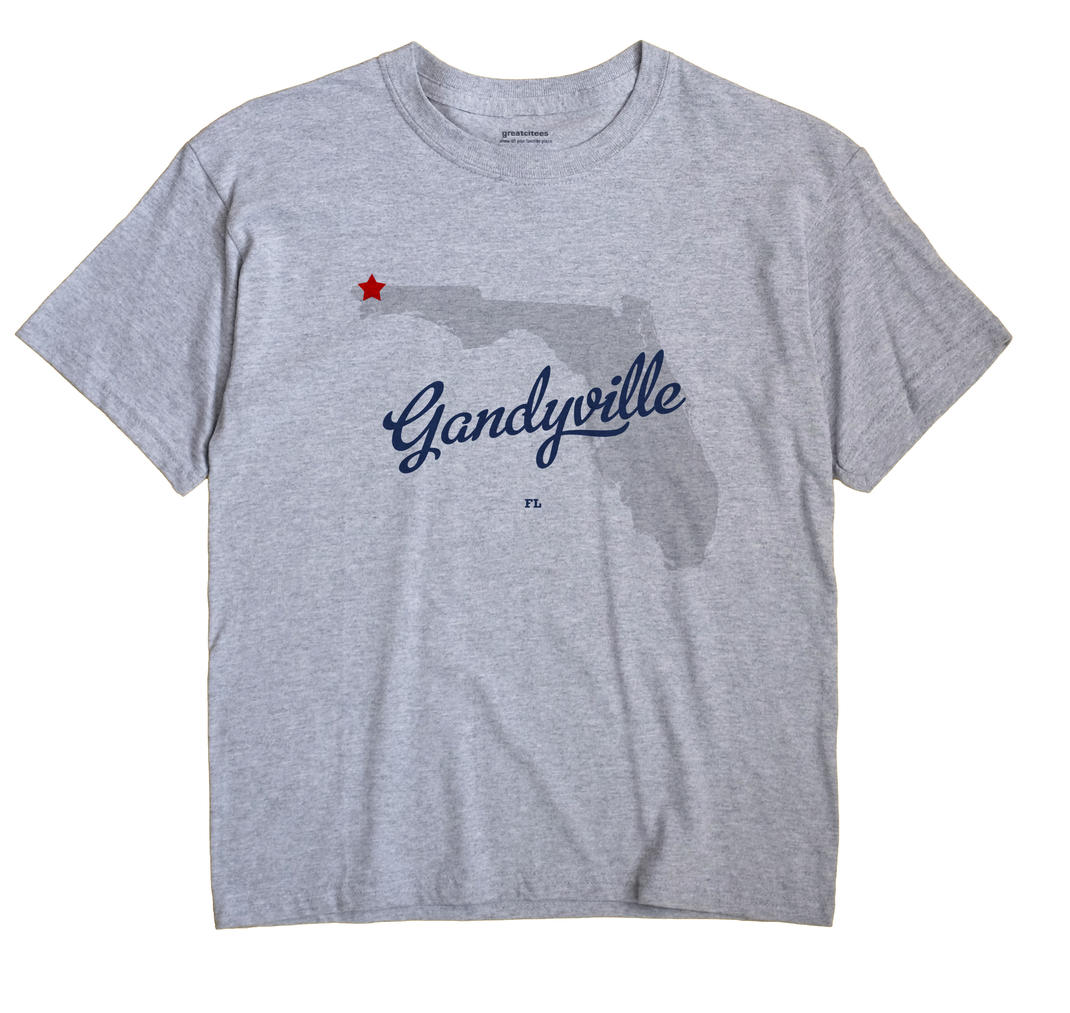 Gandyville, Florida FL Souvenir Shirt