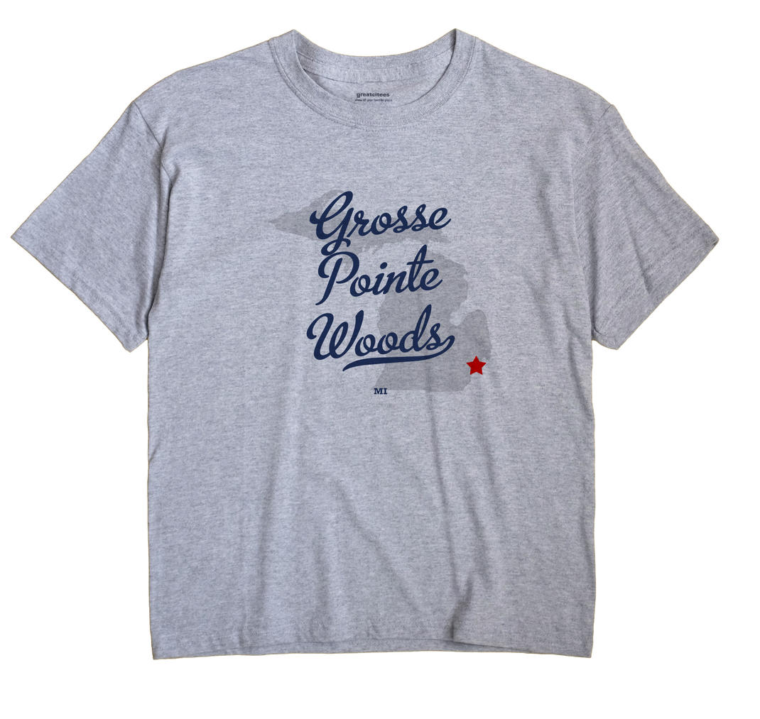 Grosse Pointe Woods, Michigan MI Souvenir Shirt