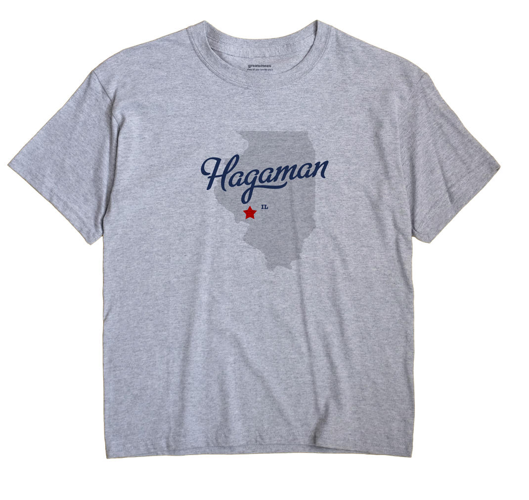 Hagaman, Illinois IL Souvenir Shirt