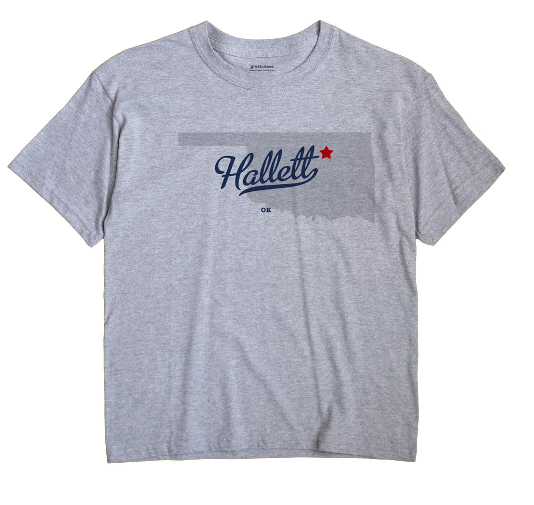 Hallett, Oklahoma OK Souvenir Shirt