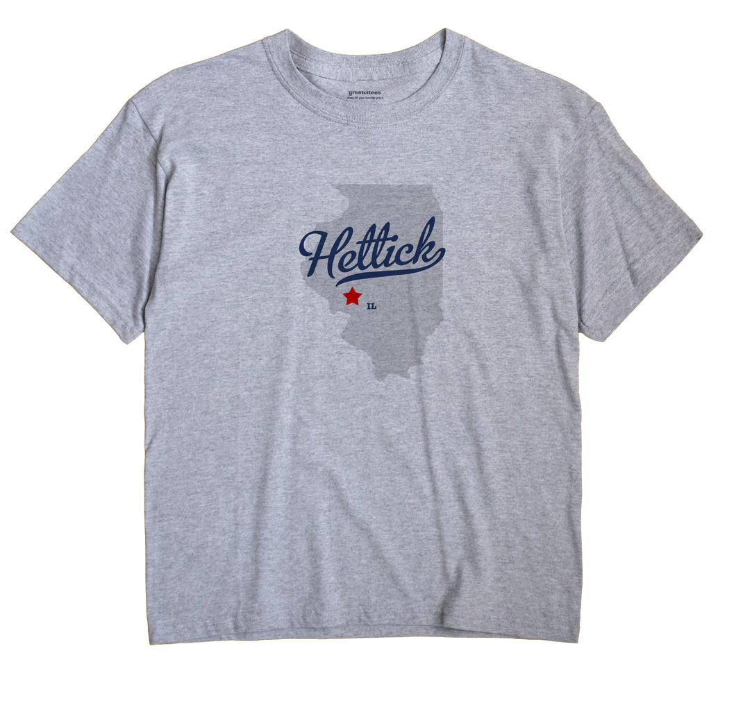 Hettick, Illinois IL Souvenir Shirt