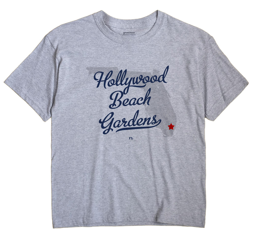 Hollywood Beach Gardens, Florida FL Souvenir Shirt