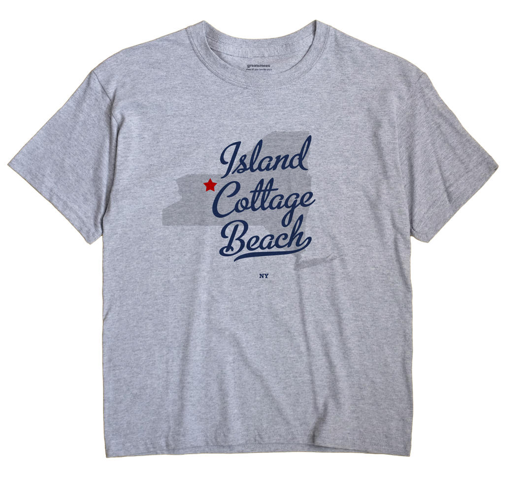 Island Cottage Beach, New York NY Souvenir Shirt