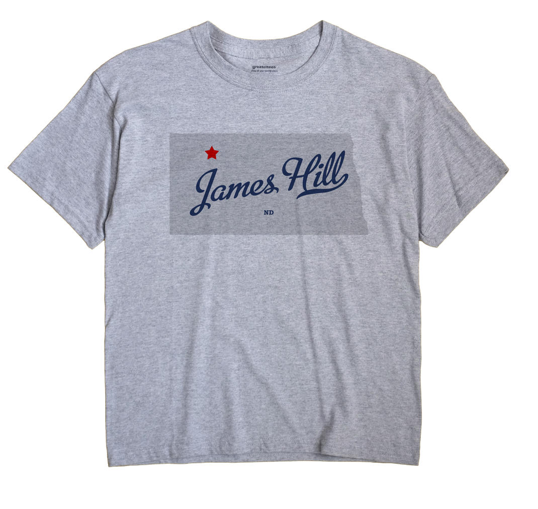 James Hill, North Dakota ND Souvenir Shirt