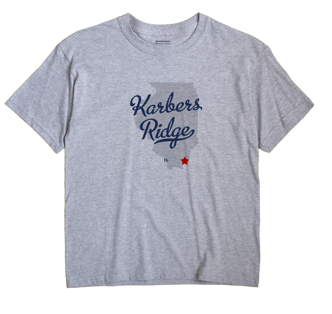 Karbers Ridge, Illinois IL Souvenir Shirt