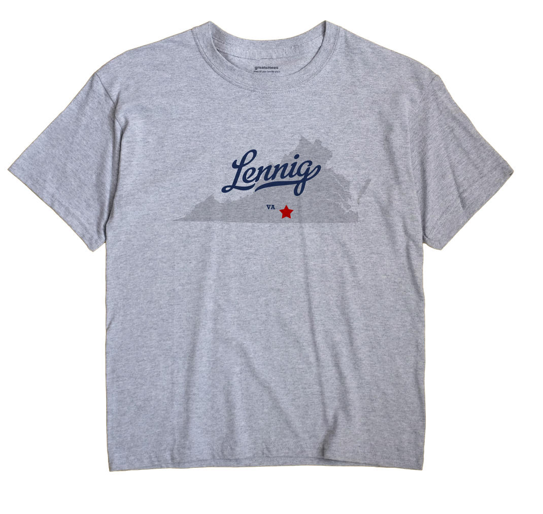 Lennig, Virginia VA Souvenir Shirt