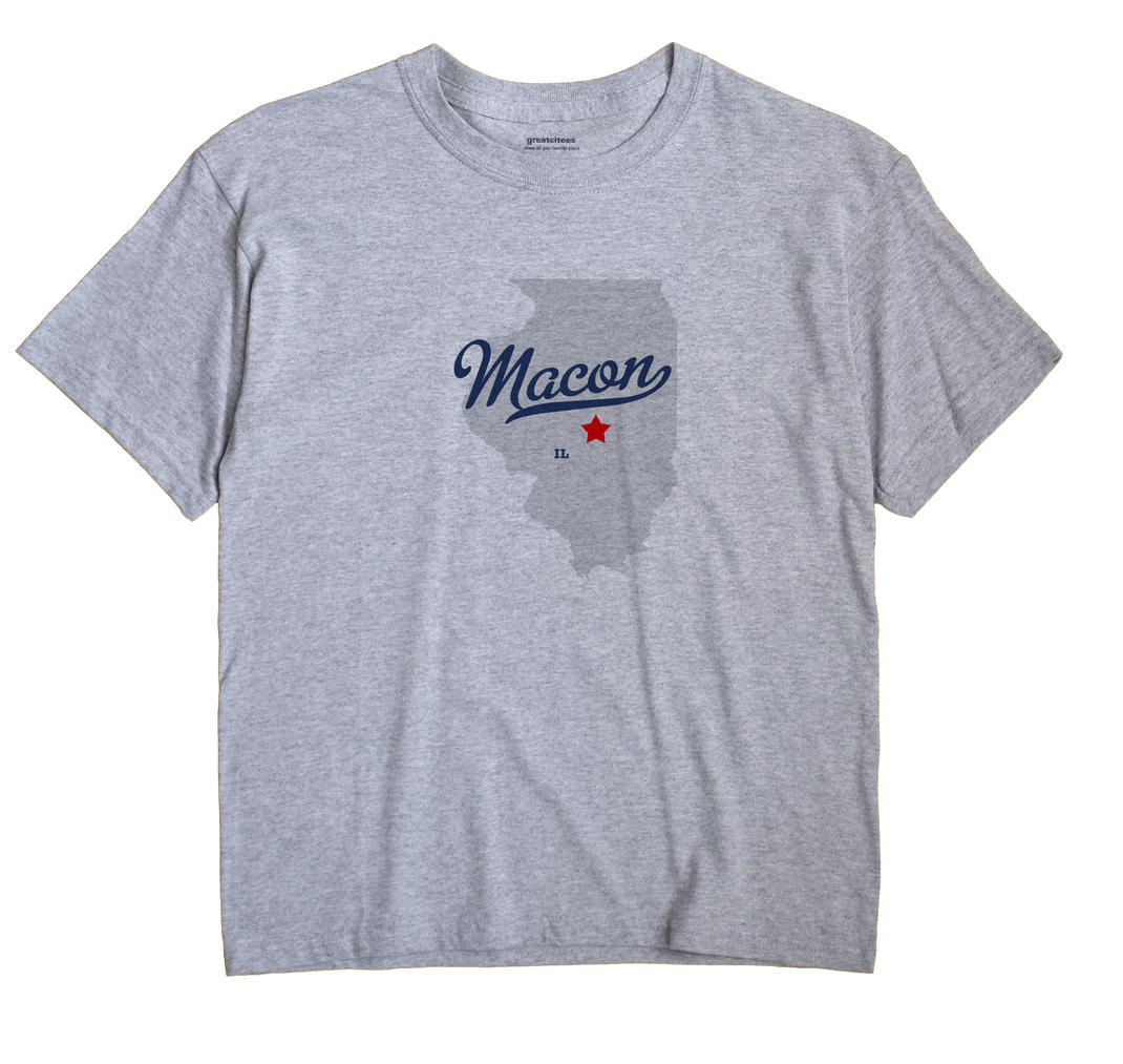 Macon, Macon County, Illinois IL Souvenir Shirt
