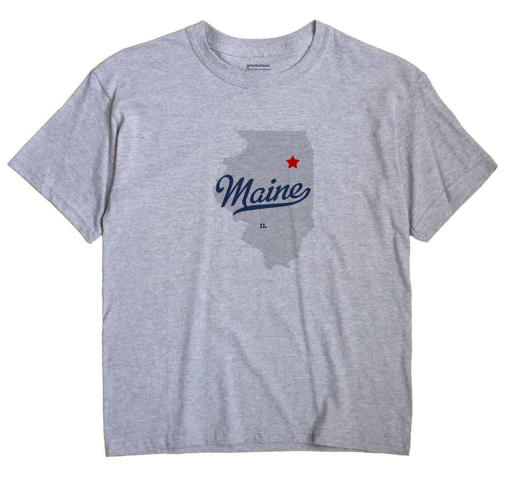 Maine, Grundy County, Illinois IL Souvenir Shirt