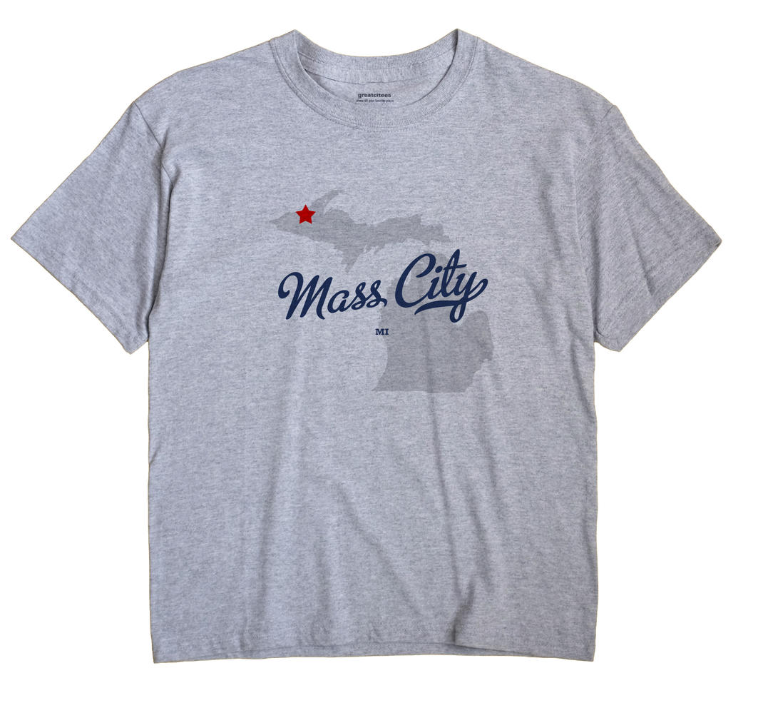 Mass City, Michigan MI Souvenir Shirt