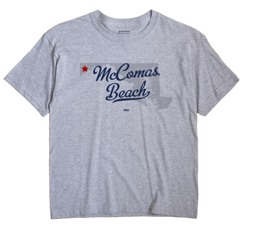 McComas Beach, Maryland MD Souvenir Shirt