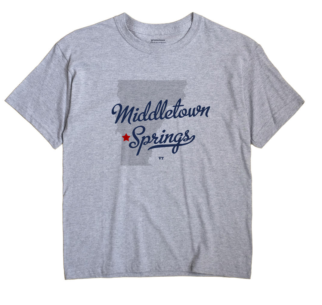 Map of Middletown Springs, VT, Vermont