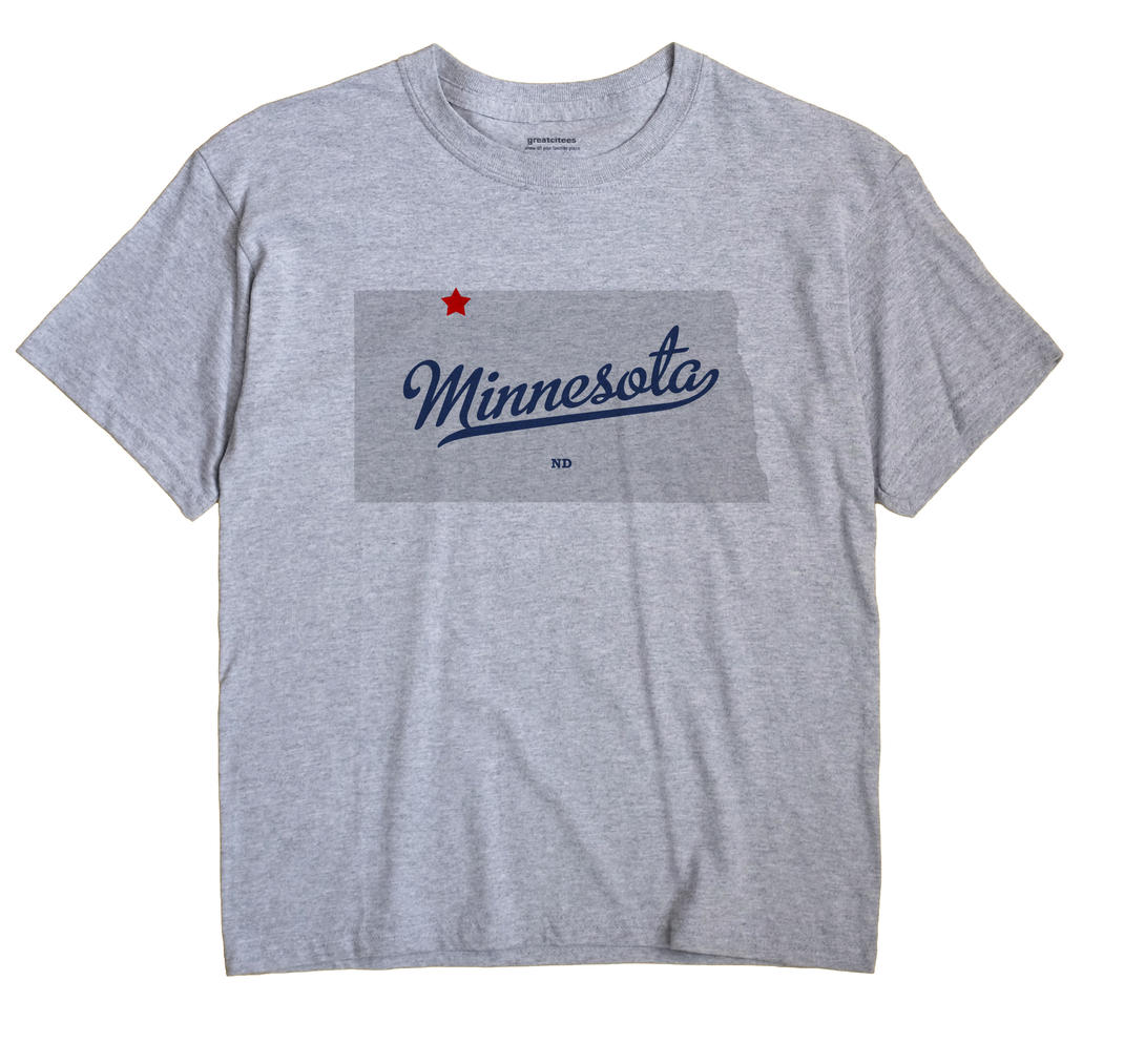 Minnesota, North Dakota ND Souvenir Shirt