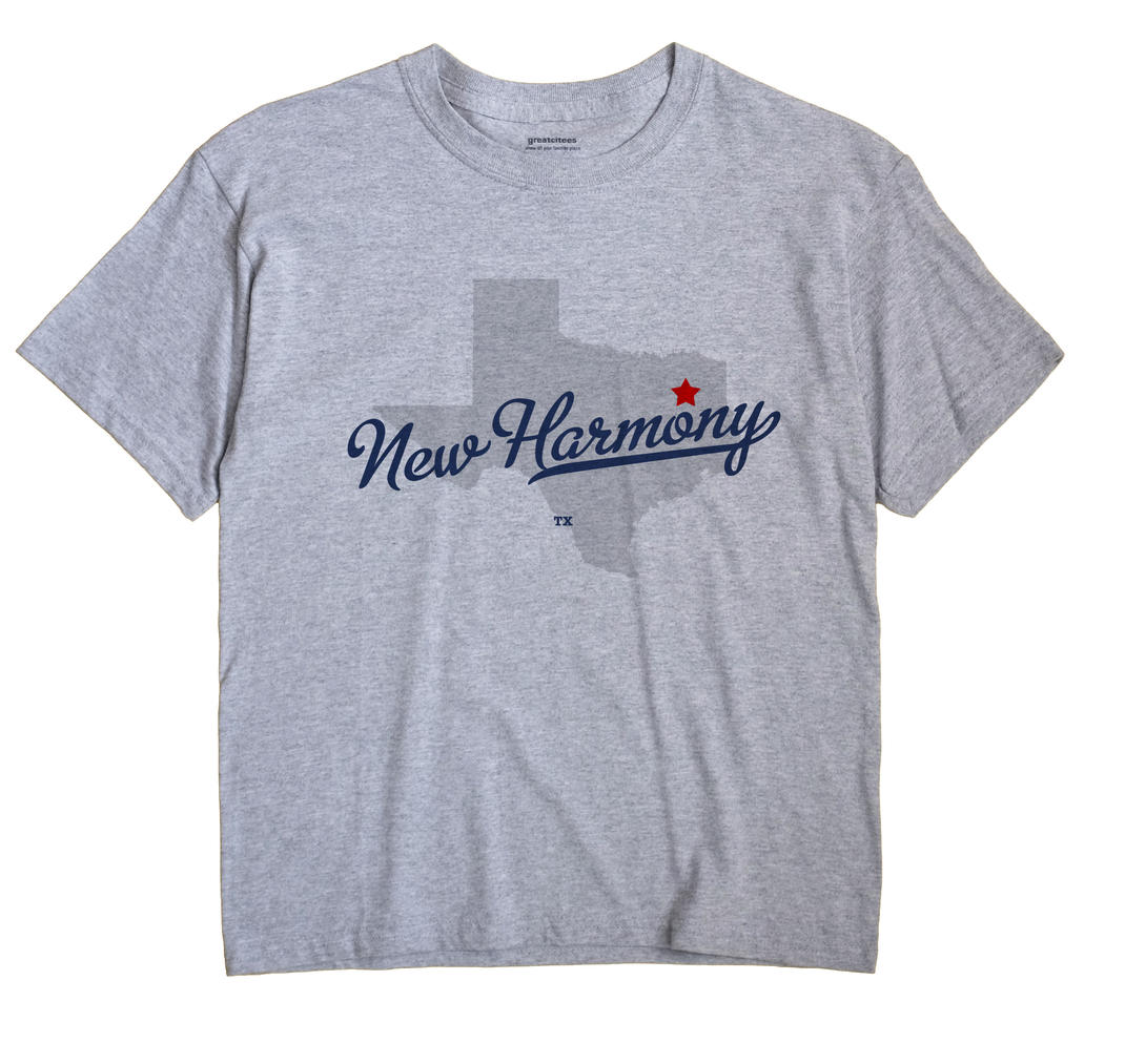 New Harmony, Texas TX Souvenir Shirt
