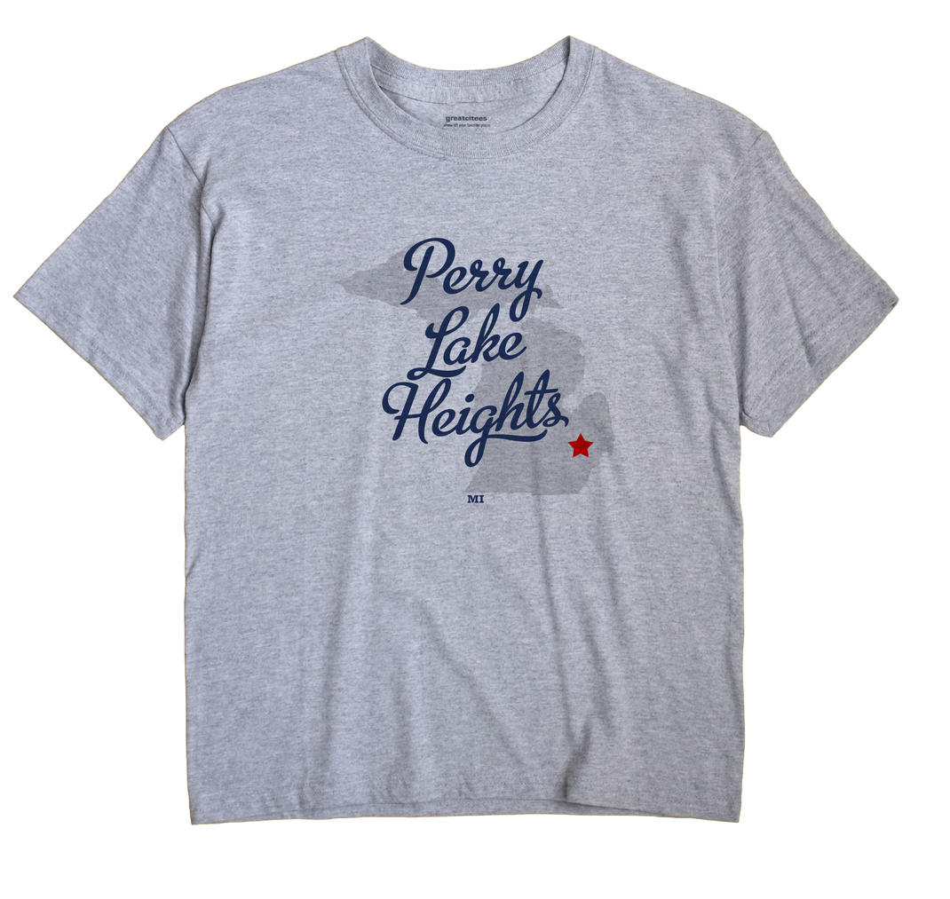 Perry Lake Heights, Michigan MI Souvenir Shirt