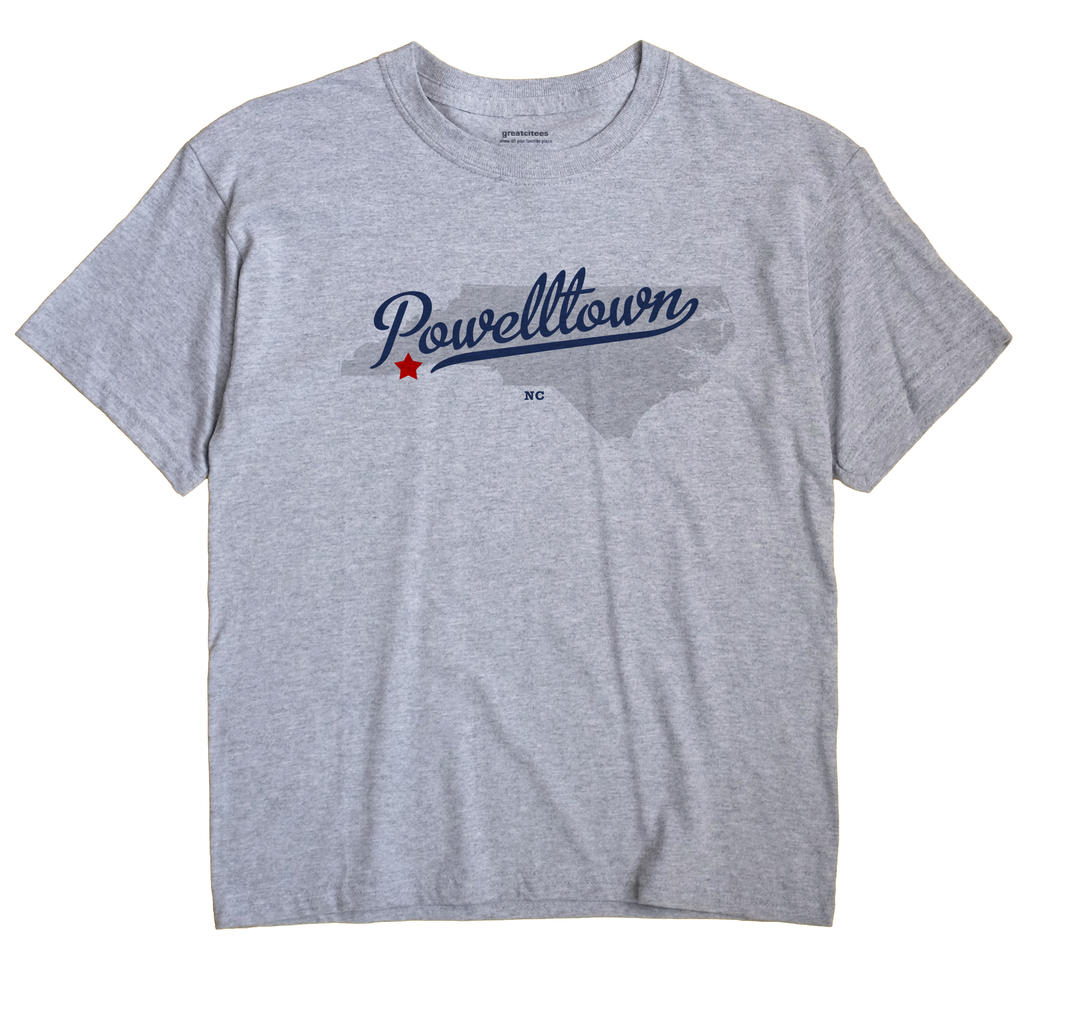 Powelltown, North Carolina NC Souvenir Shirt