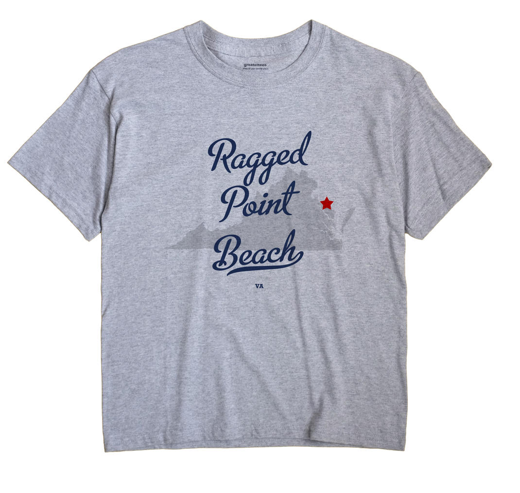 Ragged Point Beach, Virginia VA Souvenir Shirt