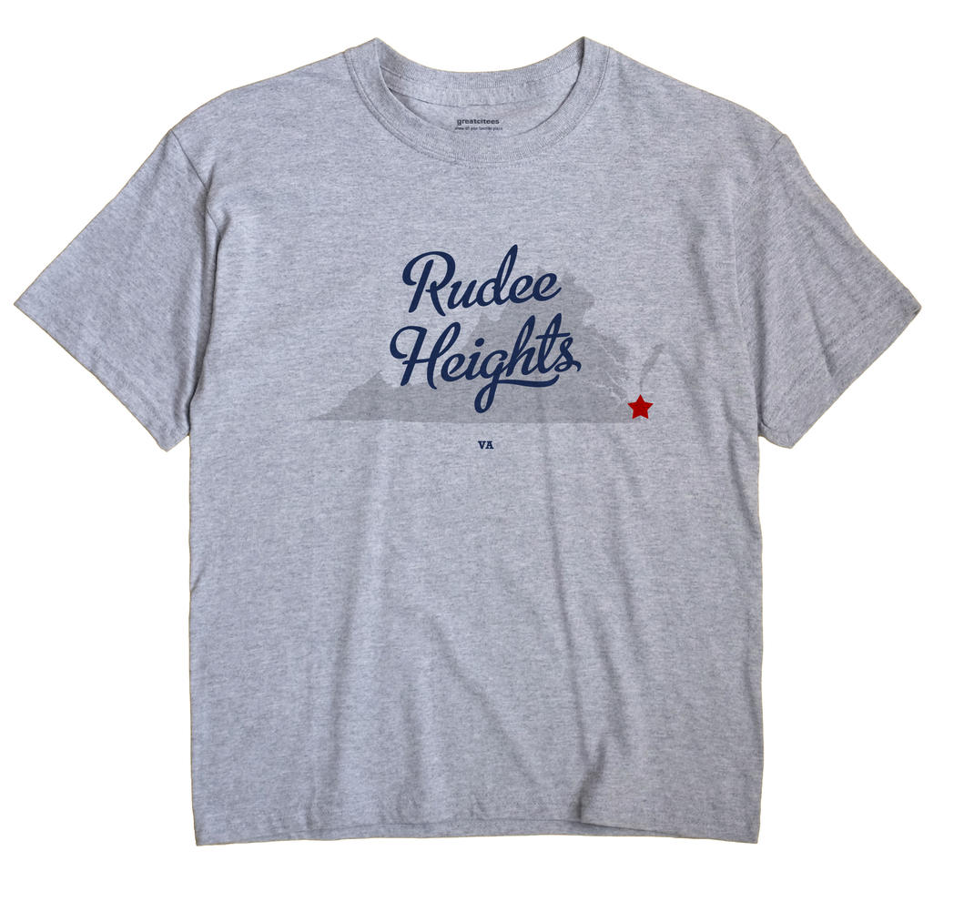 Rudee Heights, Virginia VA Souvenir Shirt