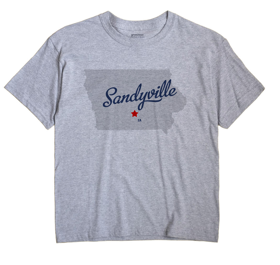 Sandyville, Iowa IA Souvenir Shirt