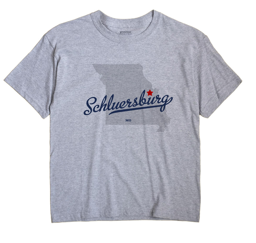 Schluersburg, Missouri MO Souvenir Shirt
