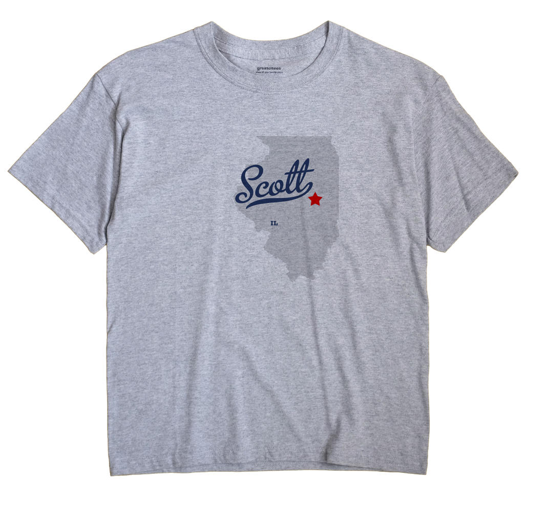 Scott, Champaign County, Illinois IL Souvenir Shirt