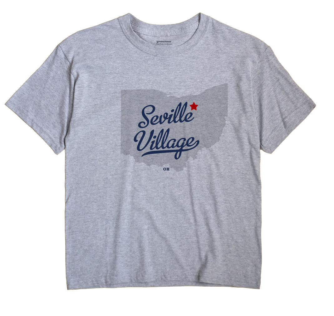 Seville Village, Ohio OH Souvenir Shirt