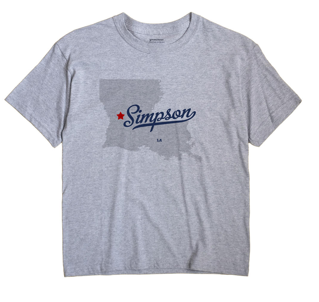 Simpson, Louisiana LA Souvenir Shirt