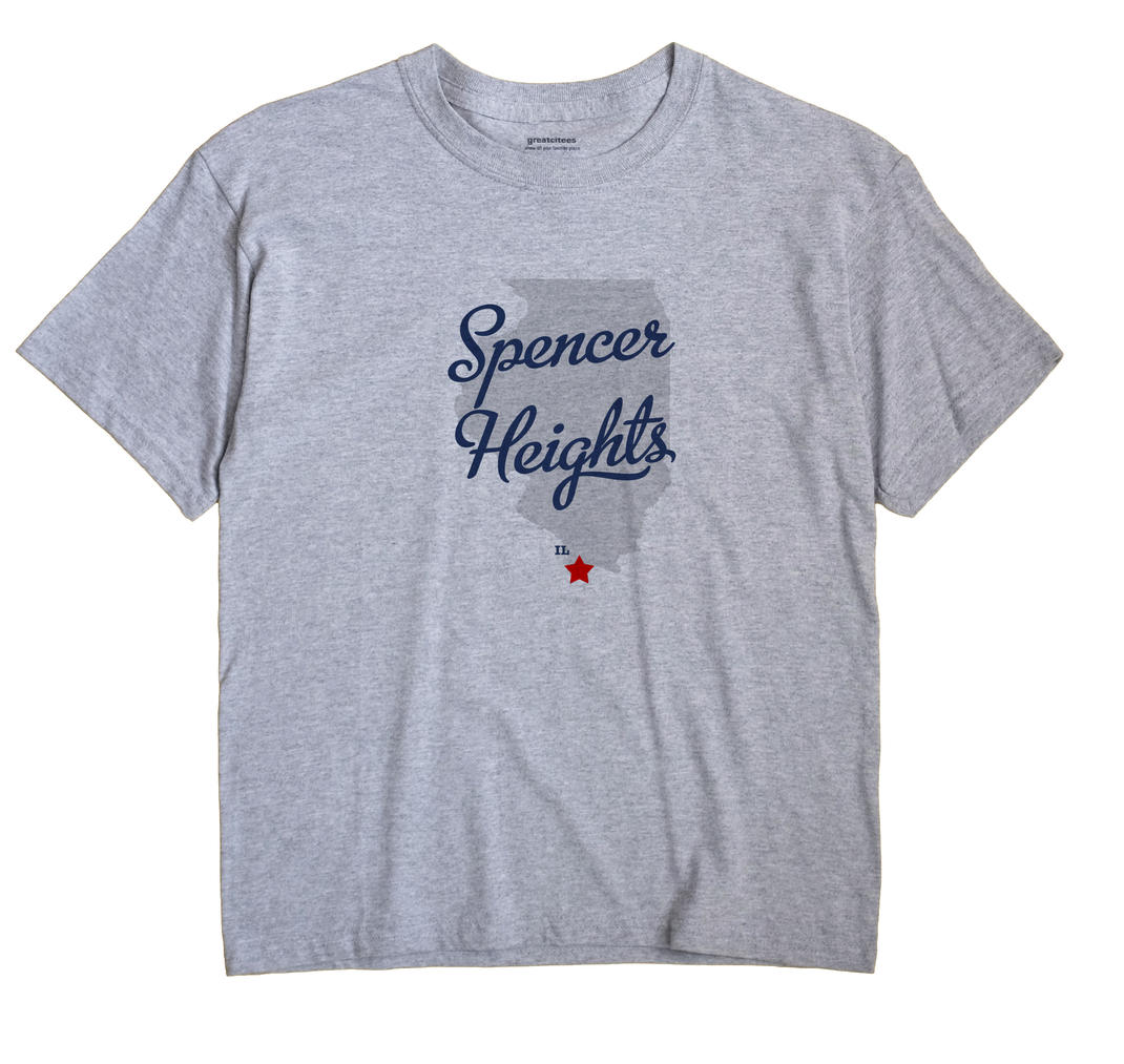 Spencer Heights, Illinois IL Souvenir Shirt