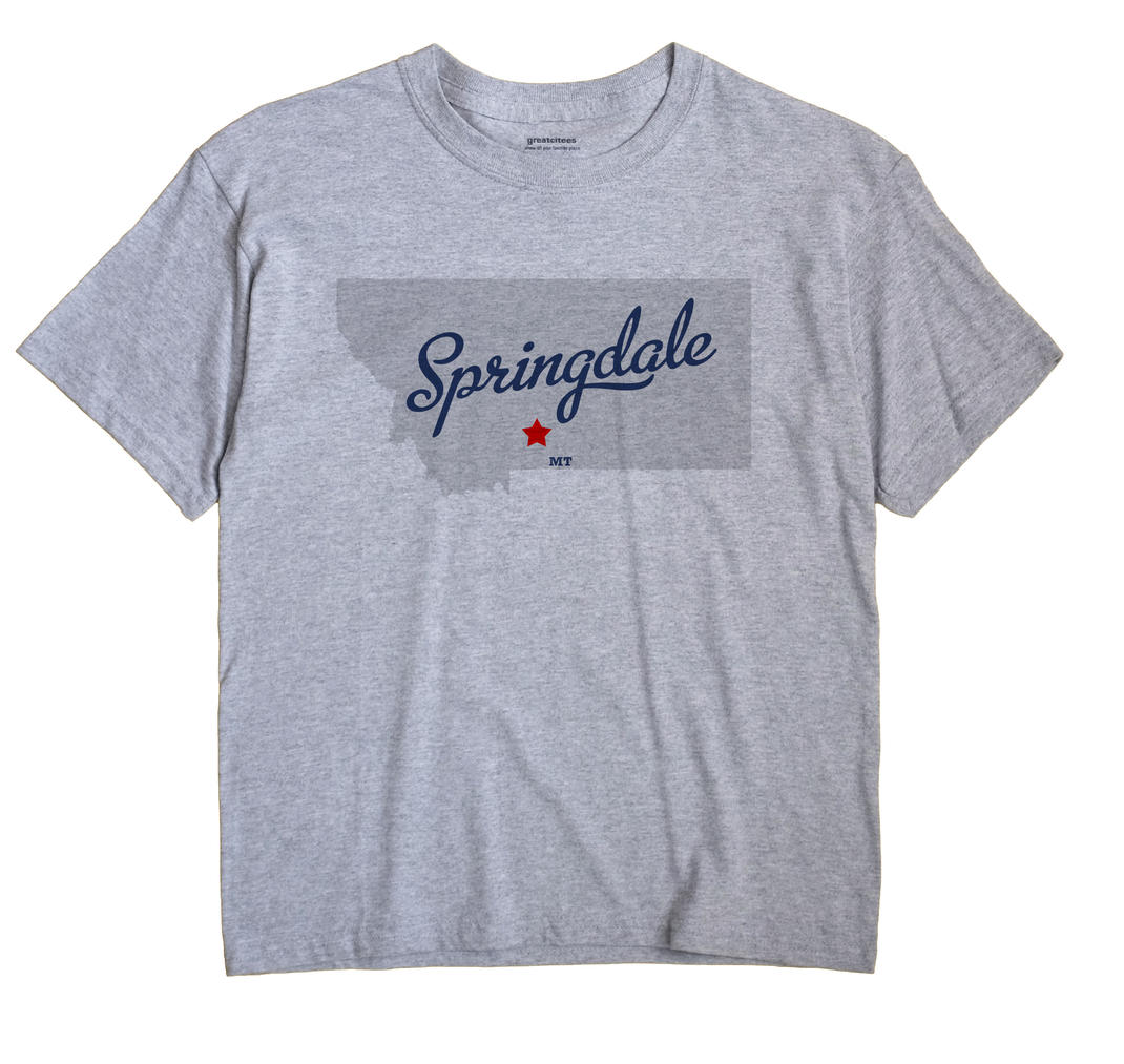 Springdale, Montana MT Souvenir Shirt