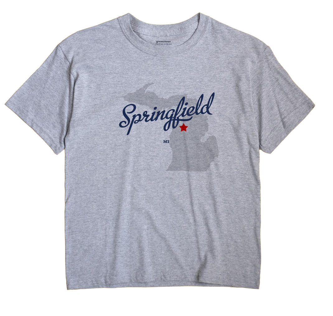Springfield, Kalkaska County, Michigan MI Souvenir Shirt