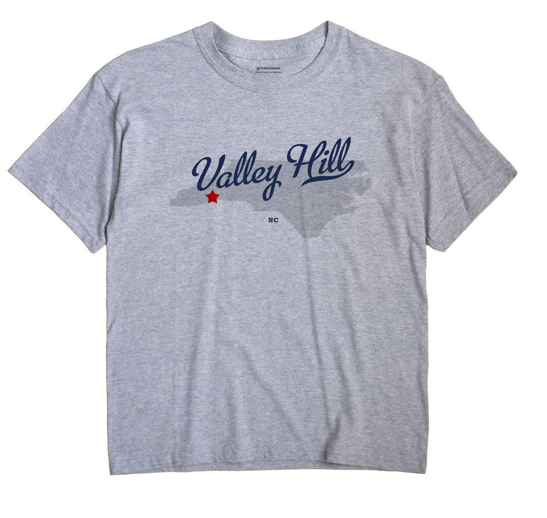 Valley Hill, North Carolina NC Souvenir Shirt