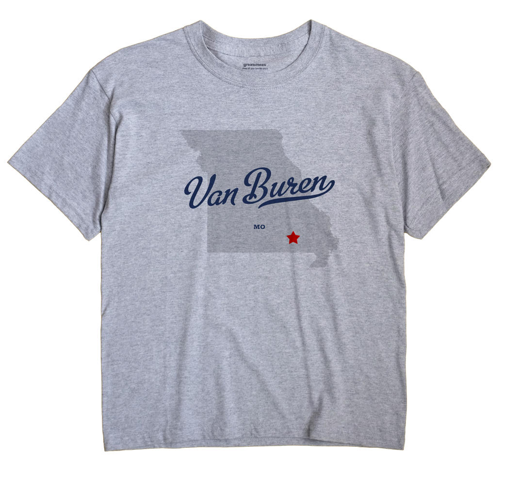 Van Buren, Carter County, Missouri MO Souvenir Shirt