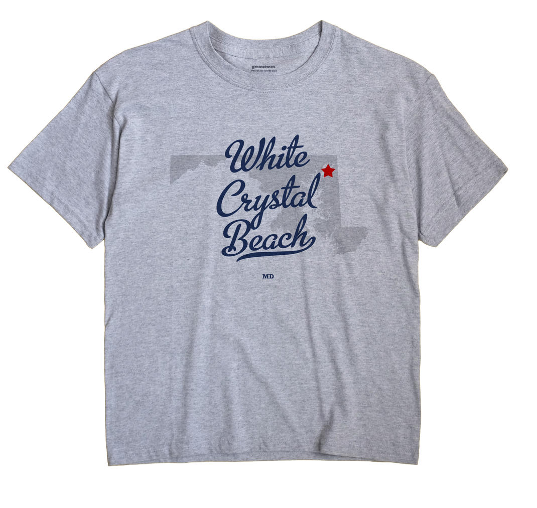 White Crystal Beach, Maryland MD Souvenir Shirt